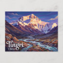 Suche nach der mount everest postkarten Tibet