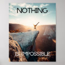Suche nach nichts ist unmöglich poster Motivierend