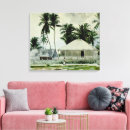Suche nach palm leinwandbilder Vintag