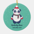 Suche nach niedlicher panda ornamente Weihnachtsmannmütze