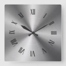 Suche nach roman numeral wanduhren Metallic