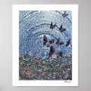 Suche nach schönheit in der natur poster Lila