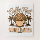 Suche nach arbeit puzzle Kaffee