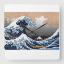 Suche nach die große welle von kanagawa wanduhren Hkusai