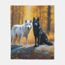 Suche nach schwarzer wolf decken Schwarz weiß