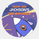 Suche nach weltraumgeburtstag aufkleber Rakete