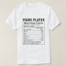 Suche nach klavierspieler tshirts Pianist