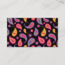 Suche nach paisley muster visitenkarten Elegant