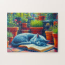 Suche nach russisches blau puzzle Katze