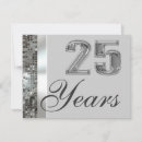 Suche nach 25th anniversary einladungen Silver