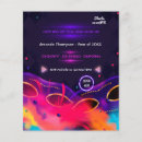 Suche nach neon party flyer Schwarzlicht