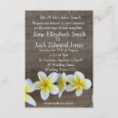 Suche nach frangipani hochzeit einladungen Strandhochzeit