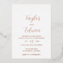 Suche nach rose gold wedding einladungen Für sie