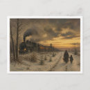 Suche nach vintager zug postkarten Landschaft