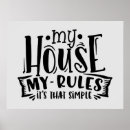 Suche nach house rules poster Für alle