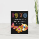 Suche nach 1978 geburtstag karten Retro