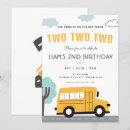 Suche nach gelber schulbus einladungen Schulbusgeburtstag