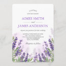 Suche nach lavender wedding einladungen Aquarell