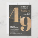 Suche nach 49 geburtstag einladungen Gold