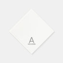 Suche nach initial servietten Schwarz weiß