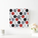 Suche nach hexagon wanduhren Stilvoll