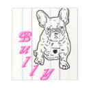 Suche nach bulldogge notizblock Für alle