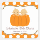 Suche nach twins baby shower aufkleber Babyduschaufkleber