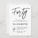 Suche nach vierzig und fabelhafte 40 einladungen Einfach