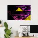 Suche nach gelbe dreiecke poster Abstrakt