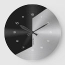 Suche nach schwarzes und silber wanduhren Geometrisch
