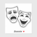 Suche nach weiße maske aufkleber Tragödie