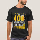 Suche nach glücklicher 40 geburtstag herren tshirts Alt