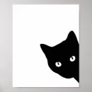 Suche nach katzen silhouette poster Süß