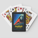 Suche nach zug spielkarten Vintag