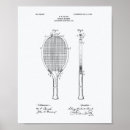 Suche nach tennis racket poster Vintag