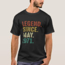 Suche nach legende seit 1971 tshirts 50