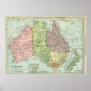 Suche nach australien karte poster Vintag