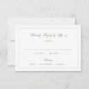 Suche nach moos grün rsvp karten Braut