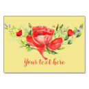 Suche nach mohnblume tischkarten Rot