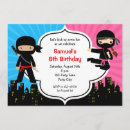 Suche nach ninja geburtstag einladungen Jedes kind