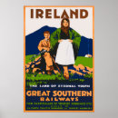 Suche nach vintages irland poster Retro