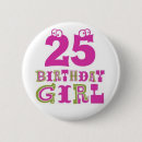 Suche nach 25 geburtstags buttons Jahre