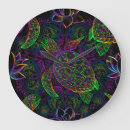 Suche nach psychedelisches muster wanduhren Darstellung