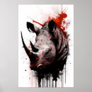 Suche nach nashorn poster Rhinozeros
