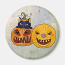 Suche nach halloween katze magnete Kürbis
