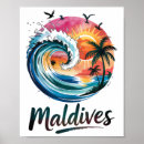 Suche nach maldives poster Tropisch