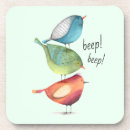 Suche nach roter vogel untersetzer Vögel