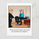 Suche nach büro humor postkarten Jede person