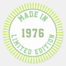 Suche nach made in 1976 aufkleber Geburtstag