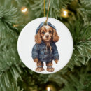 Suche nach cocker spaniel ornamente Weihnachten